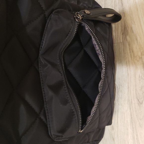 Quilted Black Backpack - Picture 6 of 10